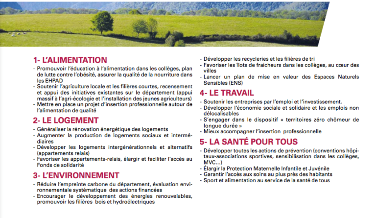 Projet de la Gauche 64 pour la mandature 2021 – 2028