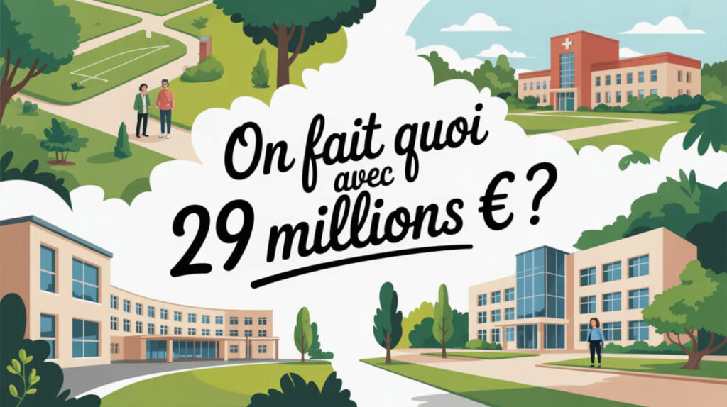On fait quoi avec 29 millions d’euros ?